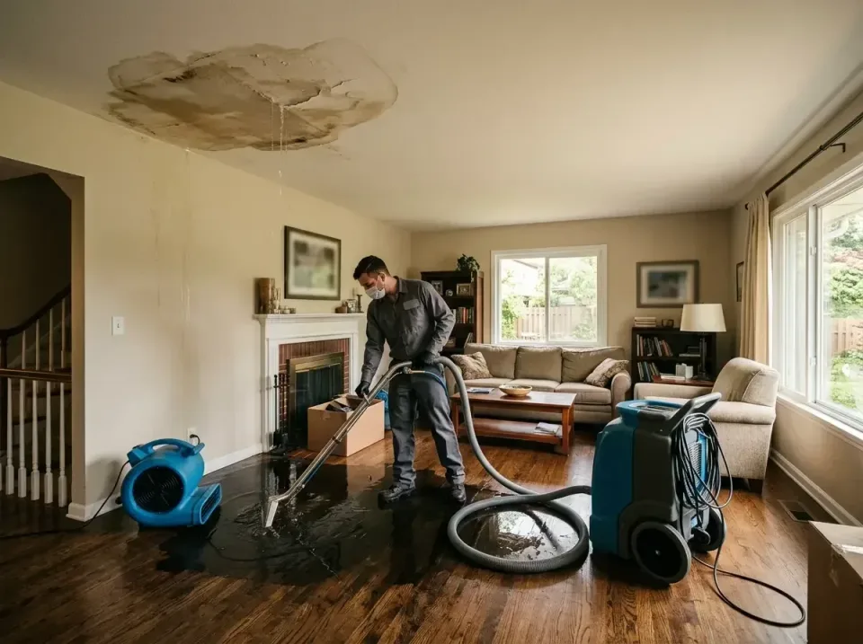 attic-pipe-burst-ceiling-drip-008 — frequently asked questions, Water Damage Restoration & Carpet Care in Summerside, OH